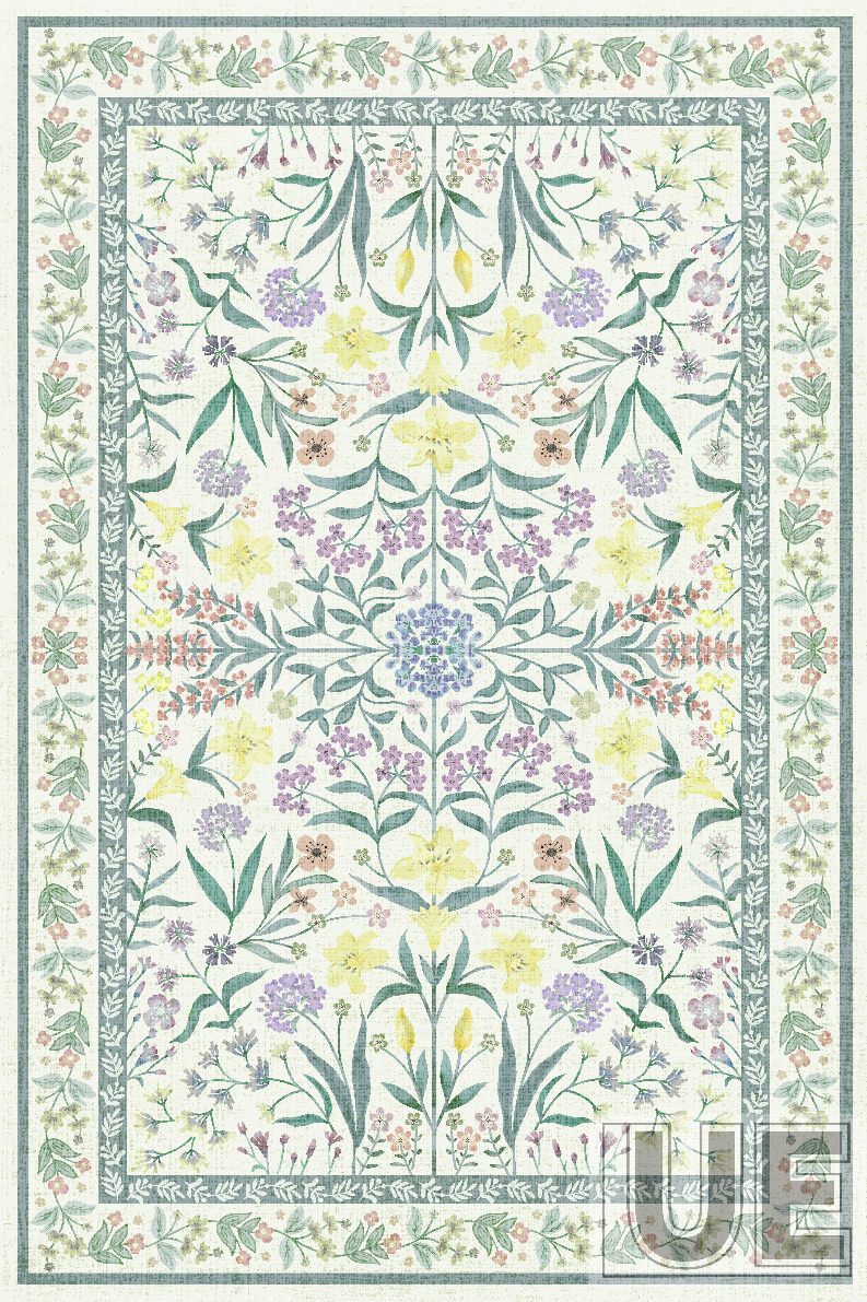 Green flower garden