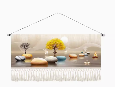 YOH Tapestry, living room sofa, background wall, hanging cloth, bedroom headboard decoration, hanging painting, dining room wall