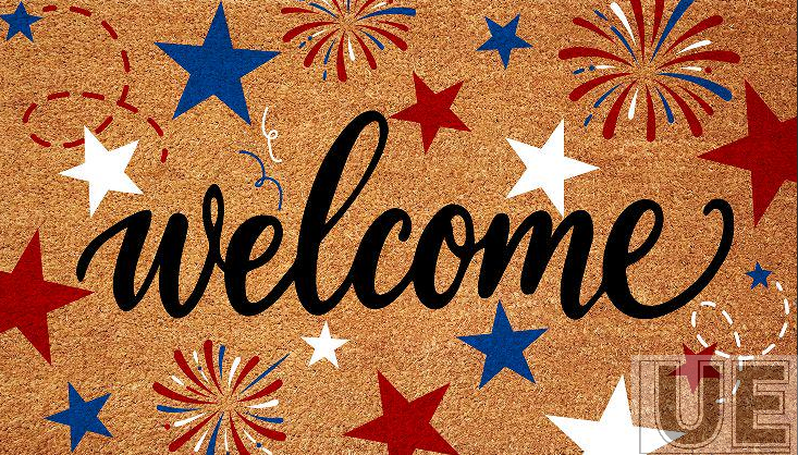 Star fireworks welcome
