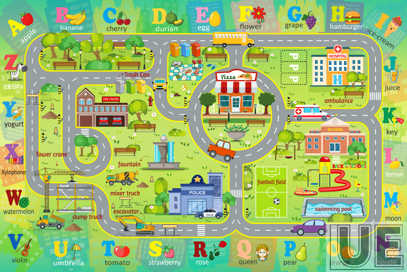 Urban amusement park