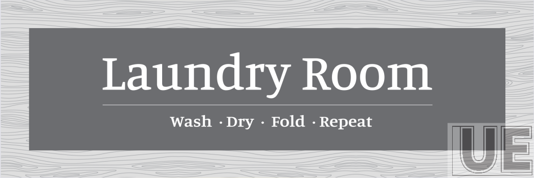 Grey Laundry Room