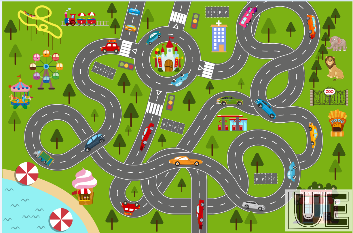 Cartoon road games