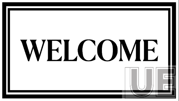 welcome Square frame