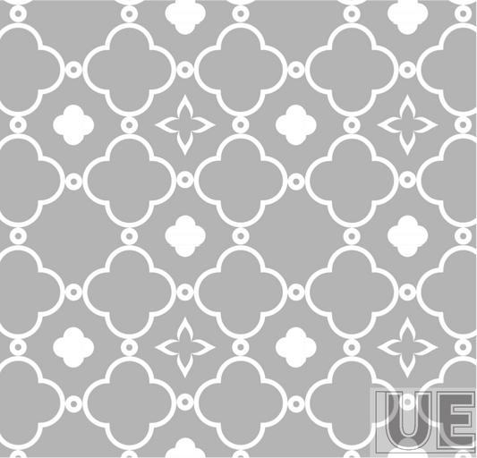 Geometric four-leaf clover