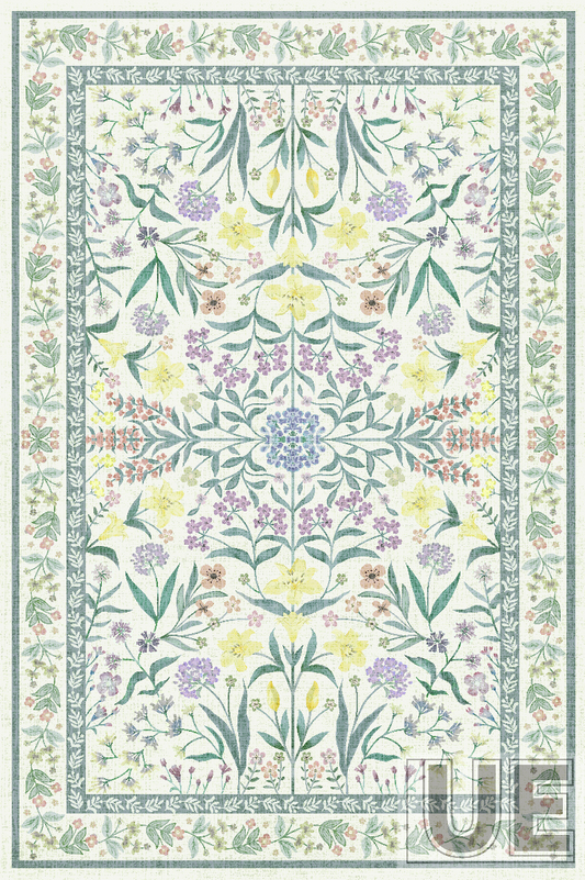 Green flower garden
