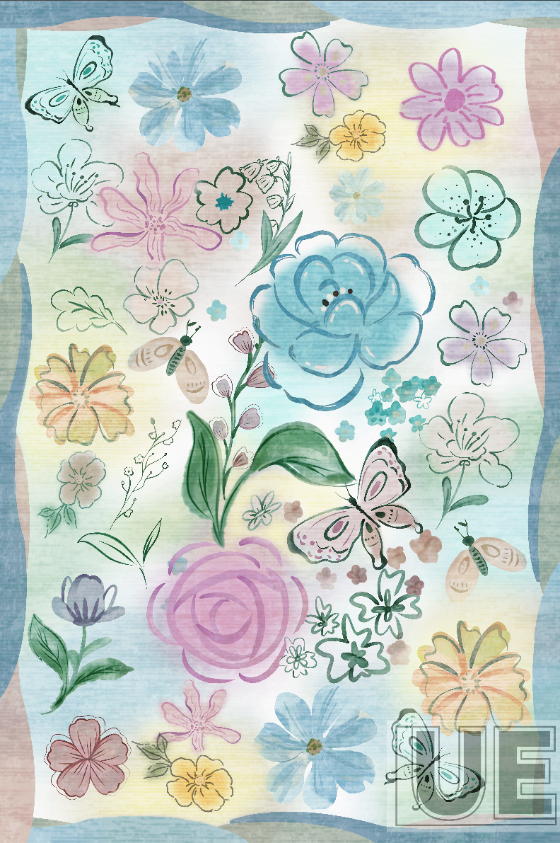 Dancing with Flowers and Butterflies