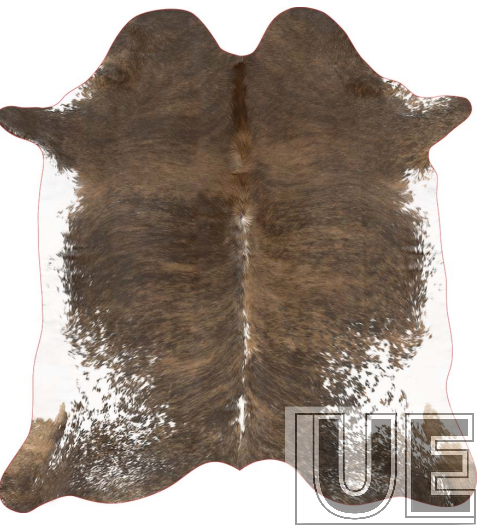 Multicolor cowhide