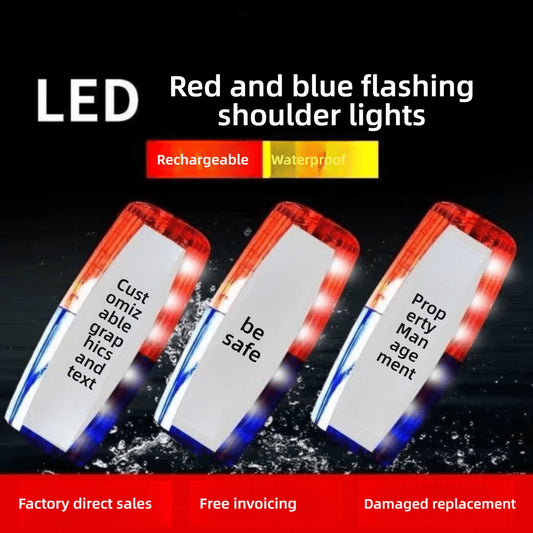 ST. BRIDGE  LED Shoulder Flashing Light - Safety Warning Light for Night Riding & Outdoor Activities