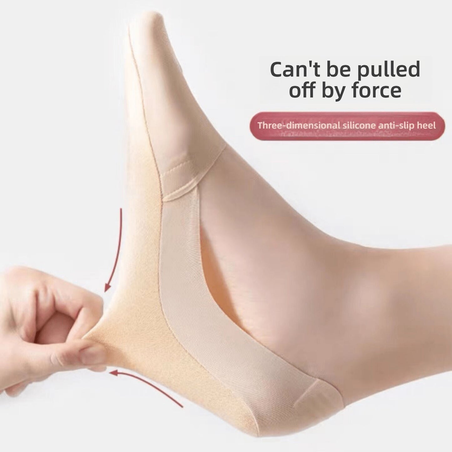 ST. BRIDGE  Thin No Show Socks (Women 5-12) 7 Pairs, Made of Ice Silk Surface on the Surface & Cotton on the Bottom