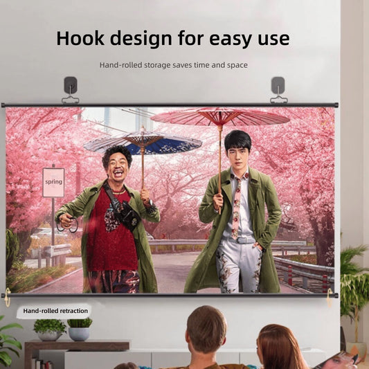ST. BRIDGE Projection screen 120 inches - Indoor and outdoor projection screens for movies or office presentations