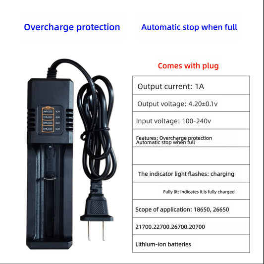 ST. BRIDGE  Battery charger, single slot battery charger rechargeable battery