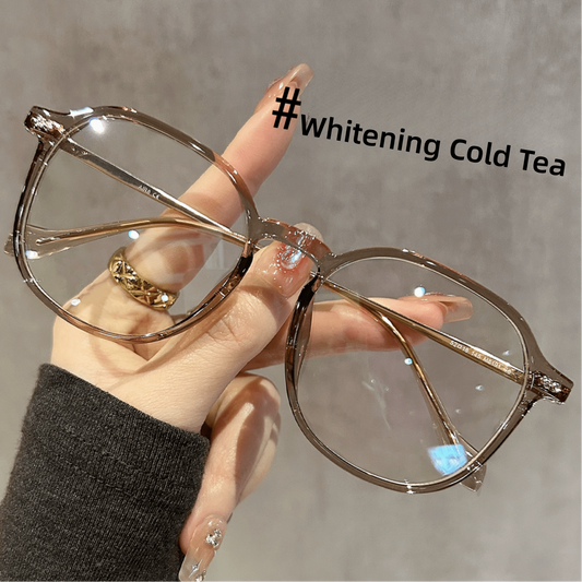 ST. BRIDGE  Blue Light Blocking Glasses Women Men Computer Eyeglasses,Fashion Round Transparent Anti Blue Light Glasses with Anti Eyestrain & UV Glare for Gaming