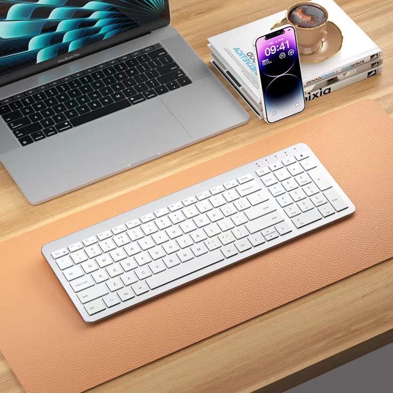 ST. BRIDGE  Wireless keyboard for connecting to both laptops and desktop computers, suitable for general office typing with silent function.