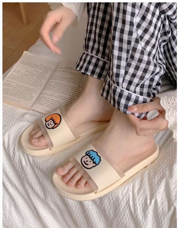 ST. BRIDGE   Women's Shower Sandals Bathroom Slippers Non-Slip Indoor Home House Beach Shoes