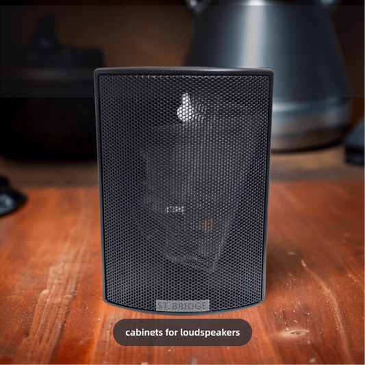 ST. BRIDGE  Speaker enclosure with a brand new reinforced and thickened design featuring a metal mesh. Suitable for KTV, meetings, broadcasting, and other audio applications.