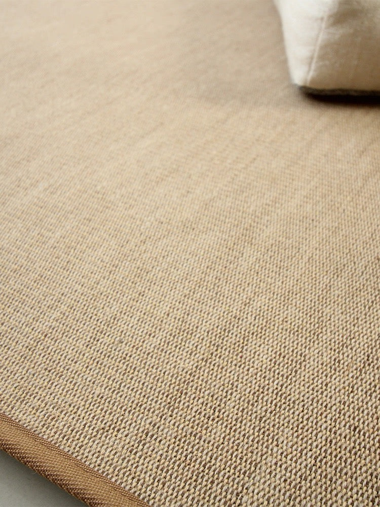 Goideal  Natural Jute Area Rug, Non Slip Backing Hand Woven Rectangle Rug, Farmhouse Style Low Pile Floor Carpet for Living Room Bedroom Pet Friendly