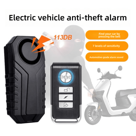 ST. BRIDGE 113dB Bike Alarm Catalytic Converter Alarm Wireless Anti Theft Vibration Motion Sensor Vehicle Security Alarm System Waterproof Motorcycle Alarm Bicycle Alarm with Remote