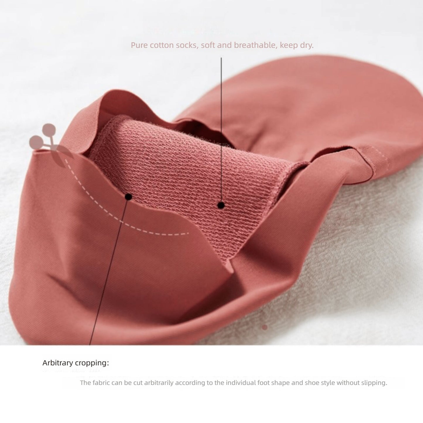 ST. BRIDGE  Thin No Show Socks (Women 5-12) 7 Pairs, Made of Ice Silk Surface on the Surface & Cotton on the Bottom
