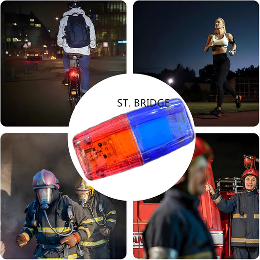 ST. BRIDGE  LED Shoulder Flashing Light - Safety Warning Light for Night Riding & Outdoor Activities