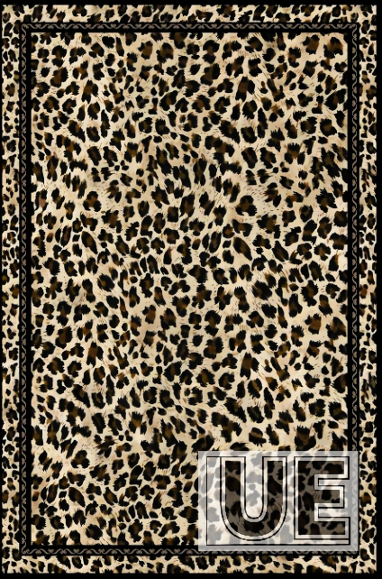 Black background with leopard spots