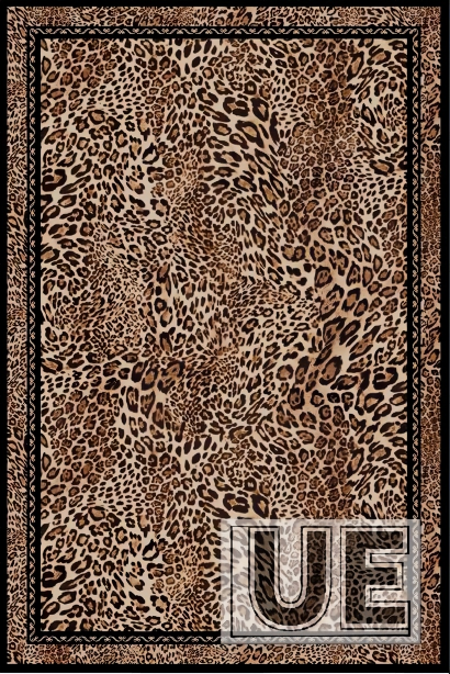 Caramel leopard print