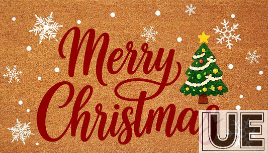 Christmas tree and Merry Christmas