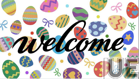 Easter egg welcome