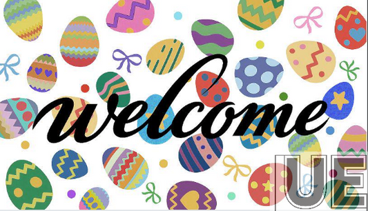 Easter egg welcome
