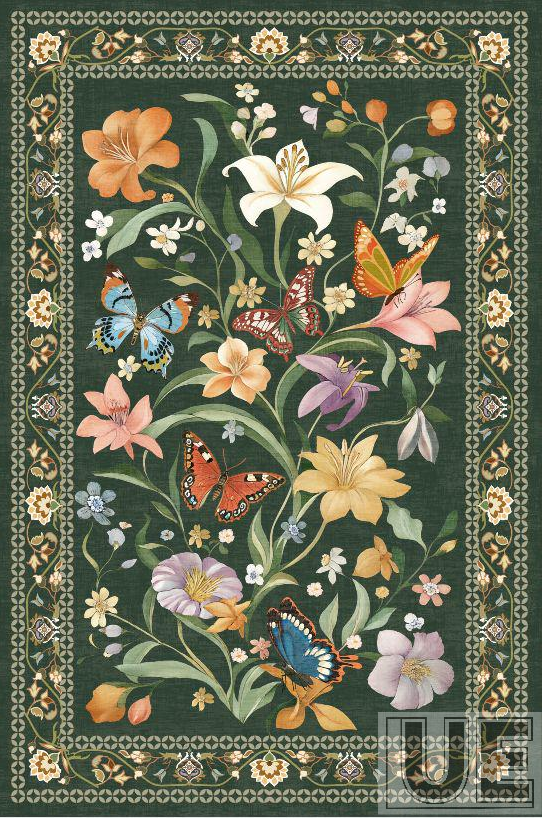 Flowers and butterflies become dreams