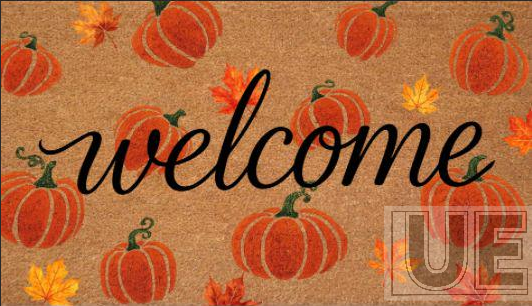 Maple Leaf Pumpkin welcome