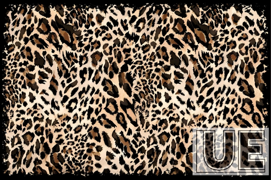 Retro leopard patch