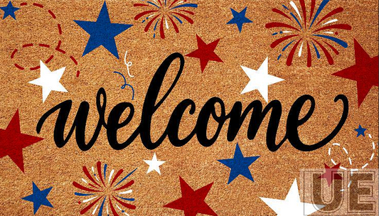 Star fireworks welcome