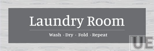 Grey Laundry Room