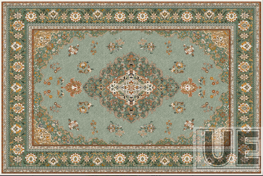 Border leaves floral print