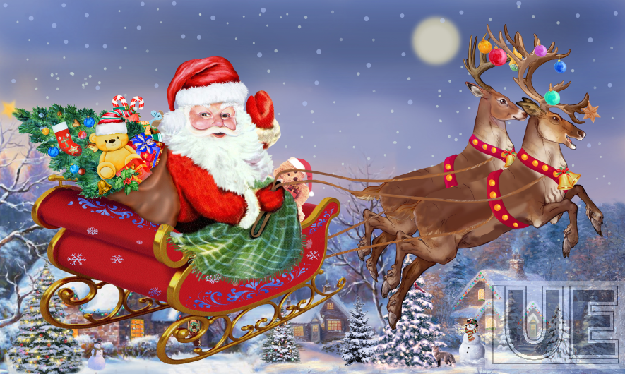 Flying Santa Claus