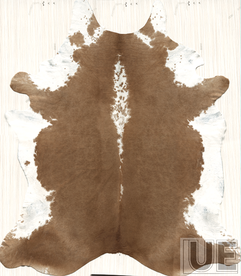 Light brown cowhide