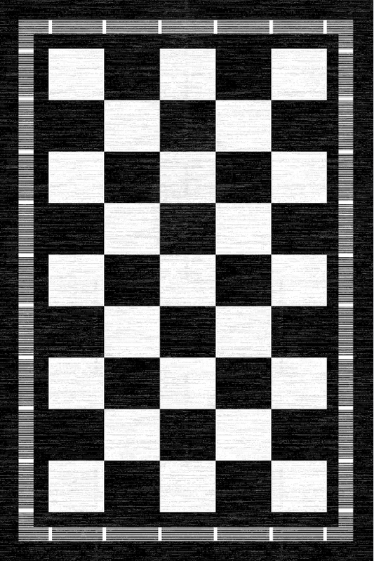 black and white flag
