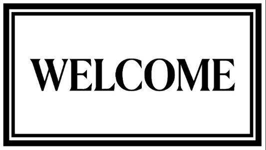 welcome Square frame